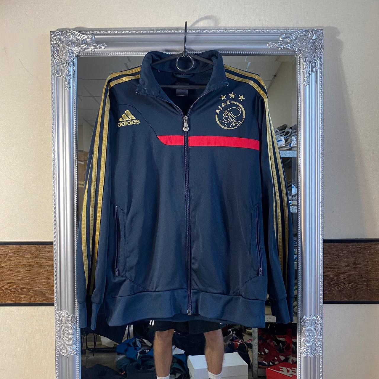 Adidas Adidas Ajax zip up Vintage Home soccer jersey boxy fit Size US M / EU 48-50 / 2 - 1 Thumbnail