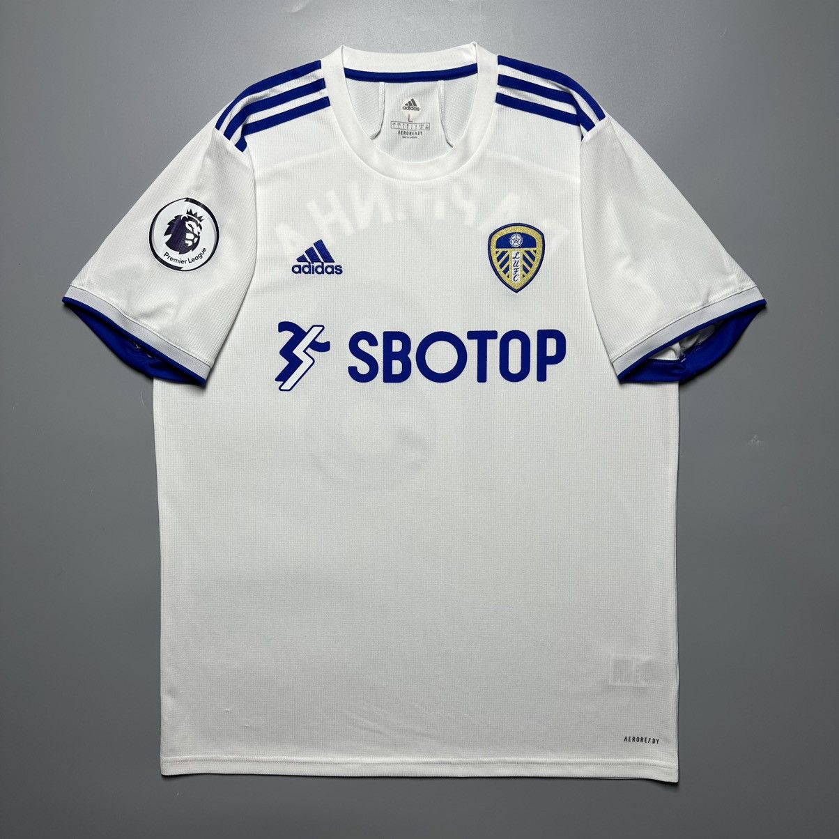 Adidas LEEDS UNITED ADIDAS 2020/2021 FOOTBALL JERSEY #18 RAPHINHA Size US L / EU 52-54 / 3 - 2 Thumbnail