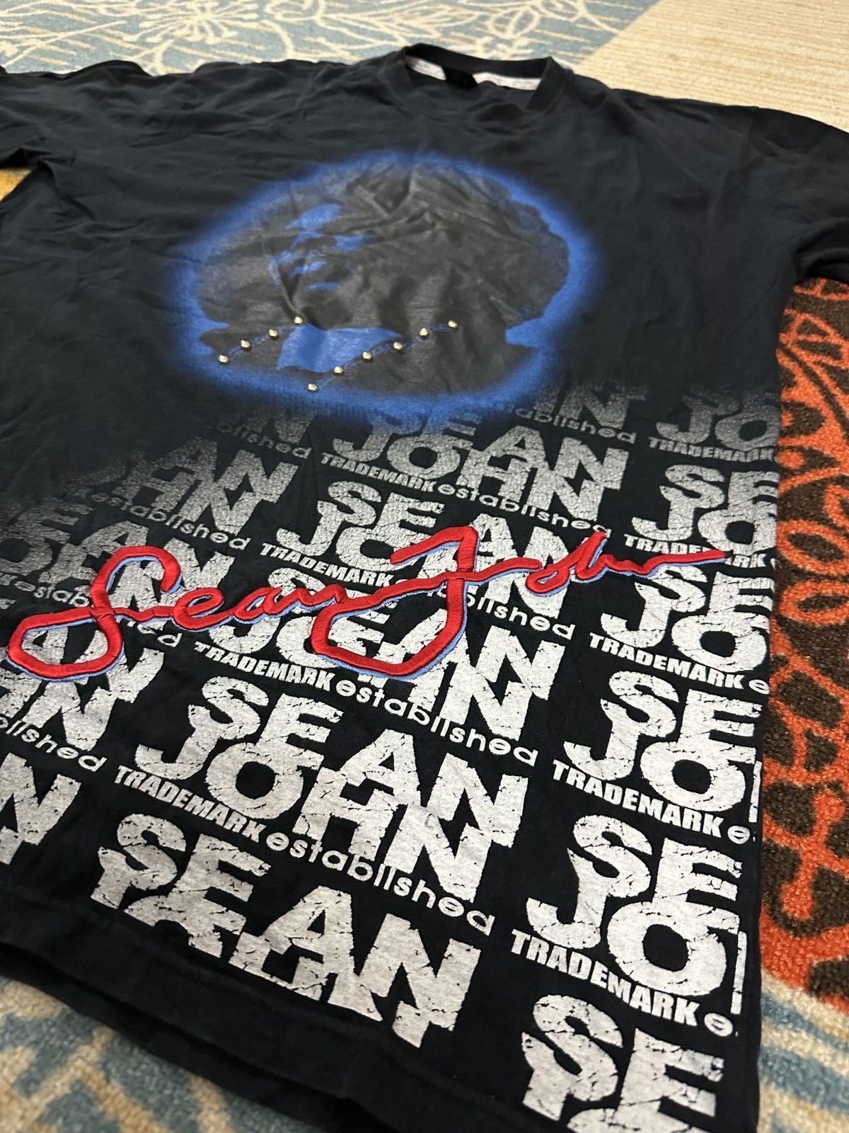 Vintage sean john rapper tshirt