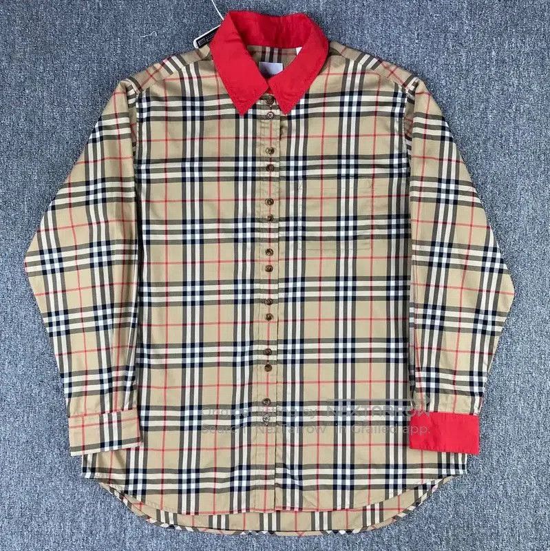 Burberry Burberry Color-Block Cotton Women's Shirt. Size XL / US 12-14 / IT 48-50 - 1 Thumbnail