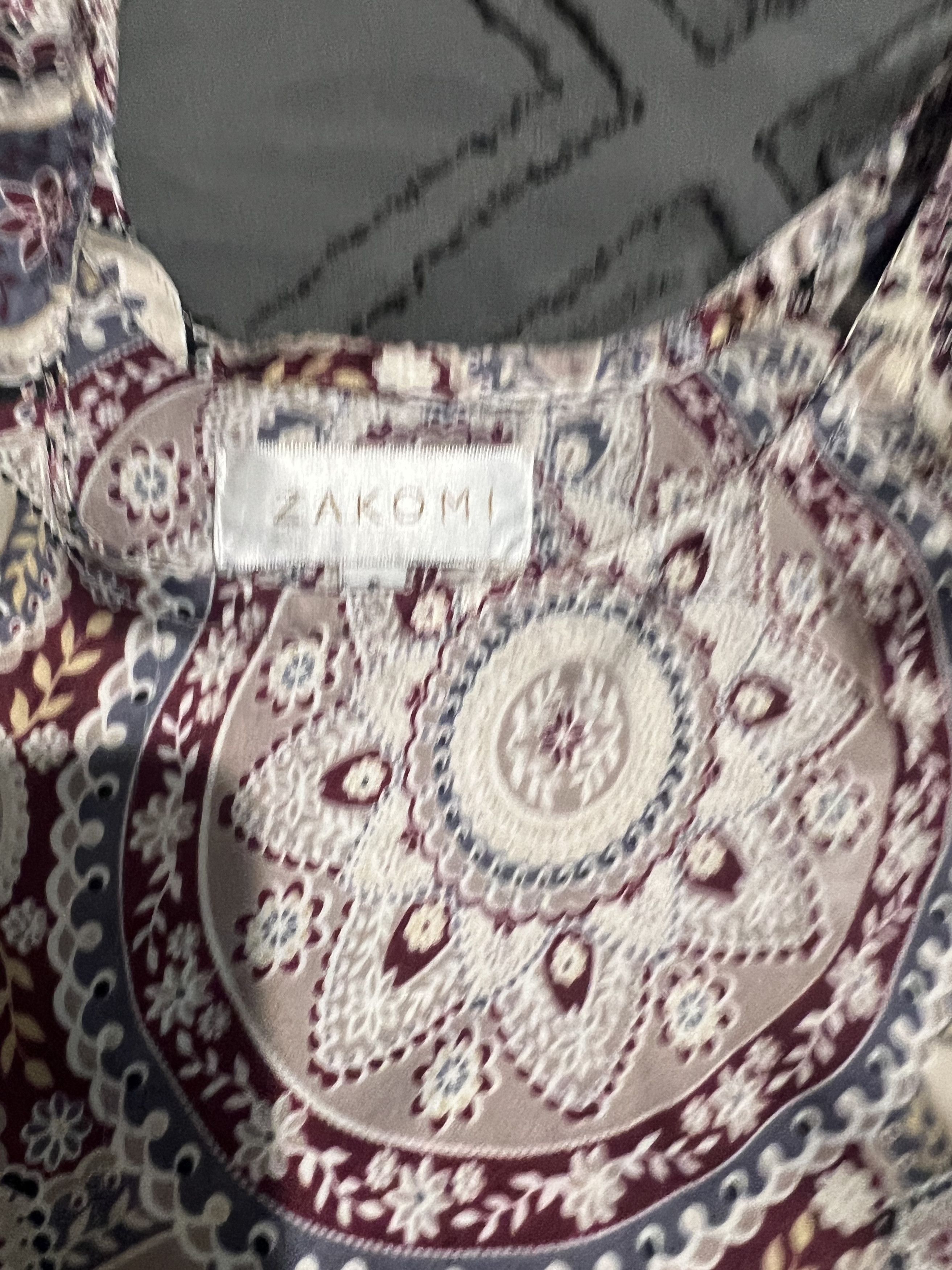 Other ZAKOMI Women's Sleeveless Geometric Mandala Print Shell Top Blouse Size M / US 6-8 / IT 42-44 - 2 Thumbnail