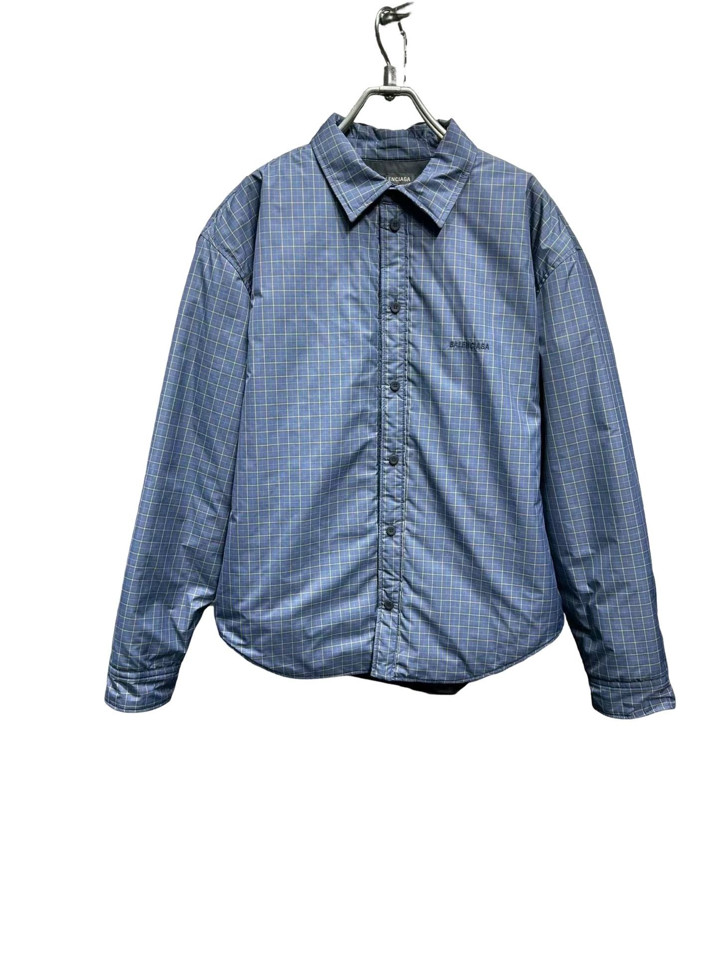 Balenciaga Balenciaga Plaid Quilted Shirt Jacket Size M Size US M / EU 48-50 / 2 - 1 Thumbnail