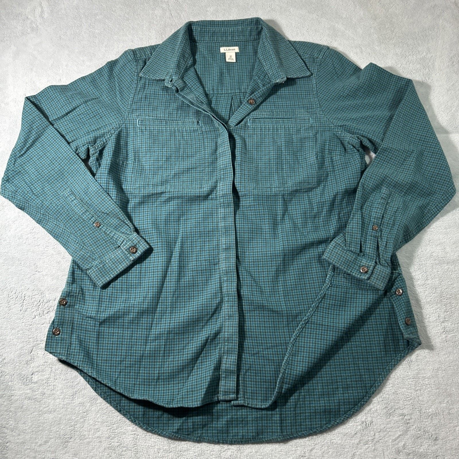 L.L. Bean LL Bean Archive Soft Flannel 1958 Wms Medium Function Tunic Size M / US 6-8 / IT 42-44 - 9 Thumbnail