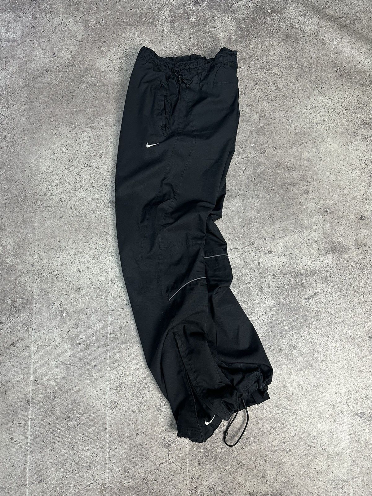 Nike × Vintage Vintage Nike Drill Nylon Pants Embroidered Logo Y2K Size US 32 / EU 48 - 4 Thumbnail