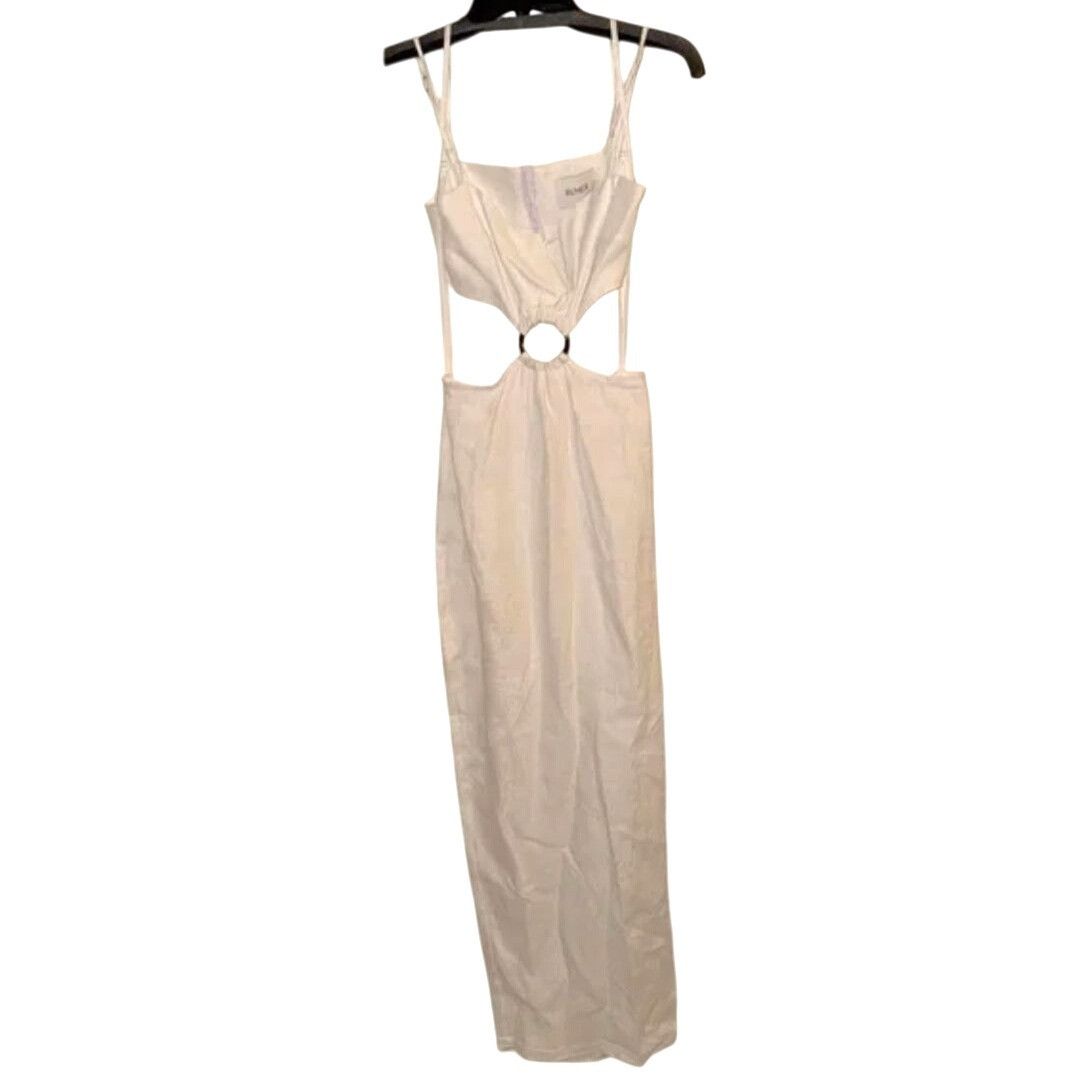 Other Revolve Rumer Small Linen Avalon Tortoise Ring Cutout Maxi W Size S / US 4 / IT 40 - 2 Thumbnail