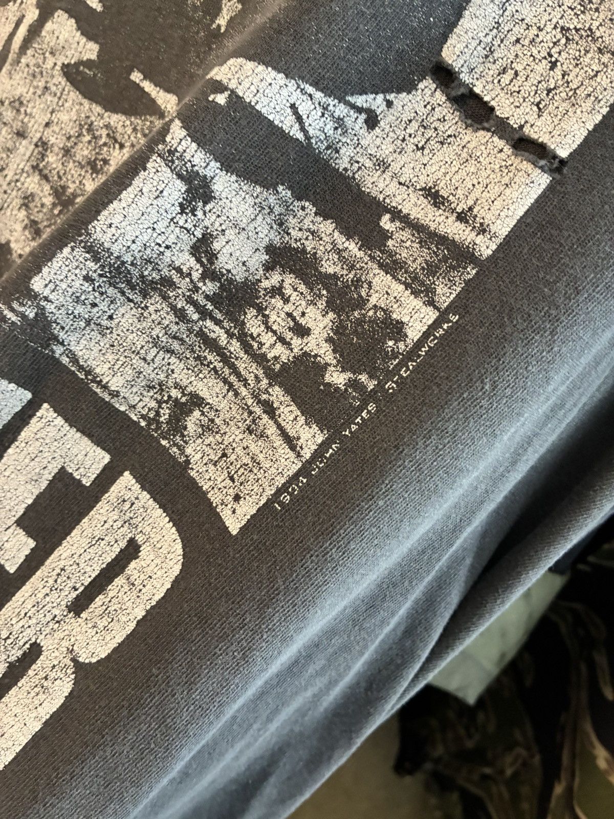 Vintage Vintage 90s Democracy We Deliver distressed tee shirt Size US L / EU 52-54 / 3 - 3 Thumbnail