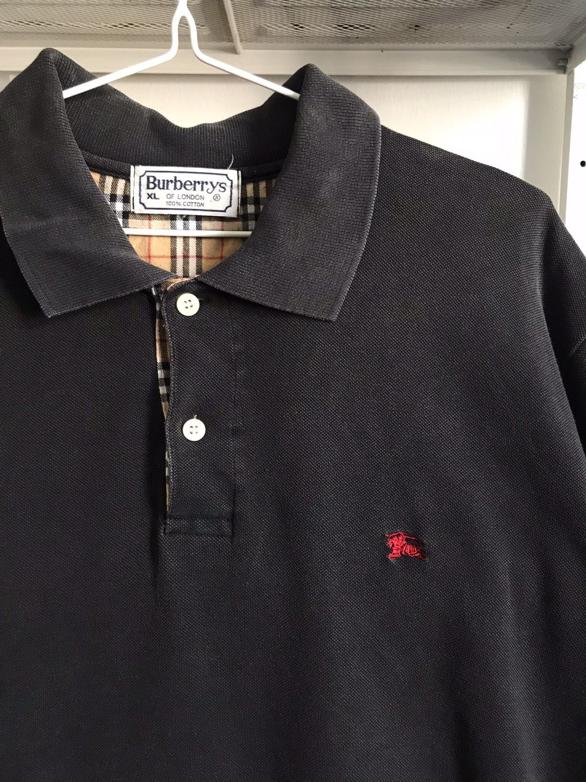 Burberry 🔥 OFFER ME NOW 🔥 VTG Burberrys Nova Check Polo Colar Shirt 🔥 Size US XL / EU 56 / 4 - 5 Thumbnail