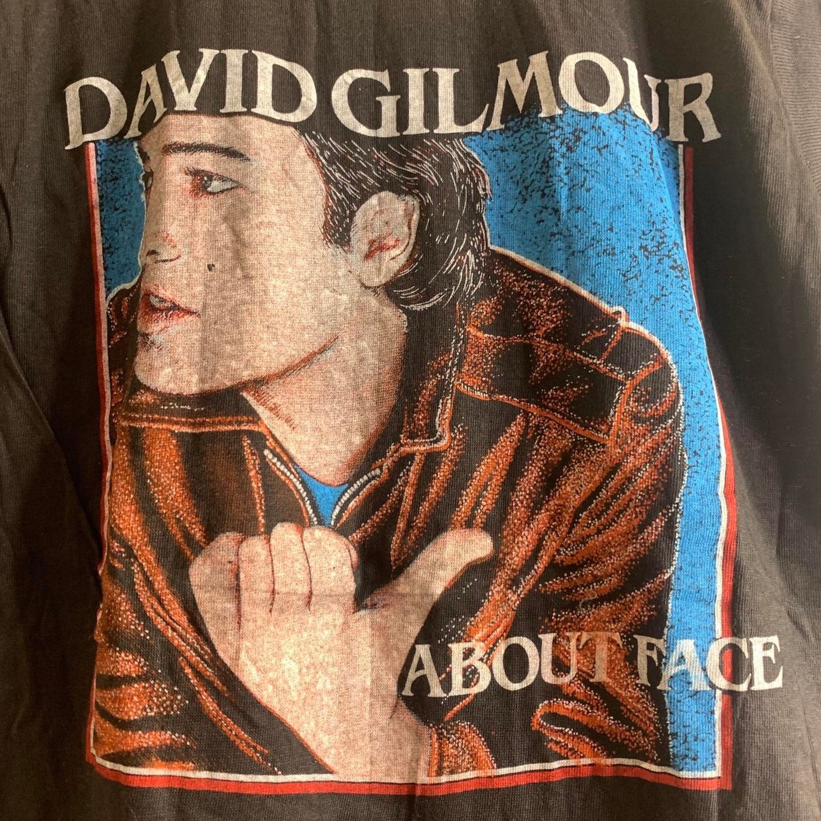 Vintage 1984 DAVID GILMOUR About Face double sided sleeveless tank M Size US M / EU 48-50 / 2 - 4 Thumbnail