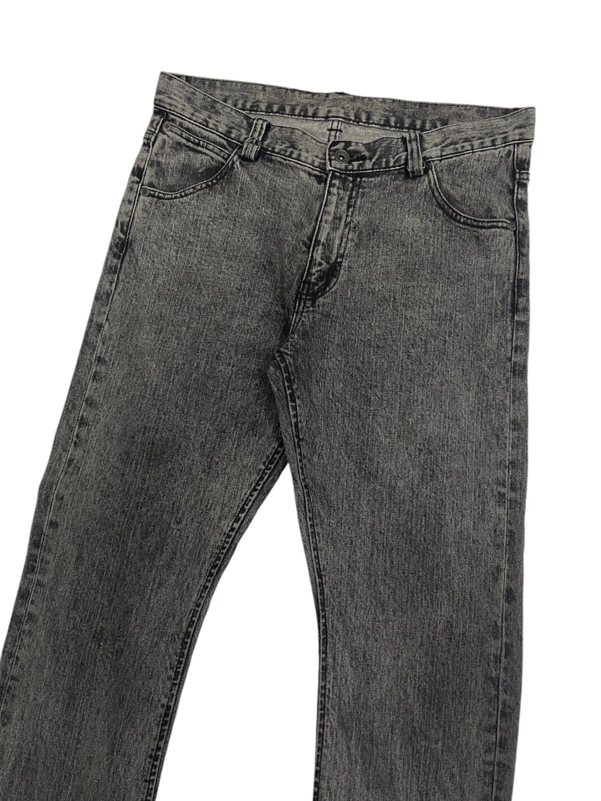 BUFFALO BOBS Buffalo Bobs Japan Faded Black Flare Jeans Size US 33 - 3 Thumbnail