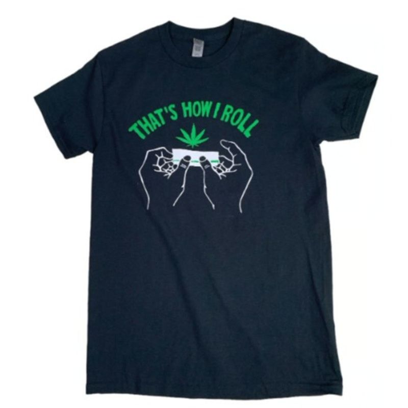 Gildan Gildan Men's Size Small T-Shirt Black Plant Weed Rolling Size US S / EU 44-46 / 1 - 4 Thumbnail
