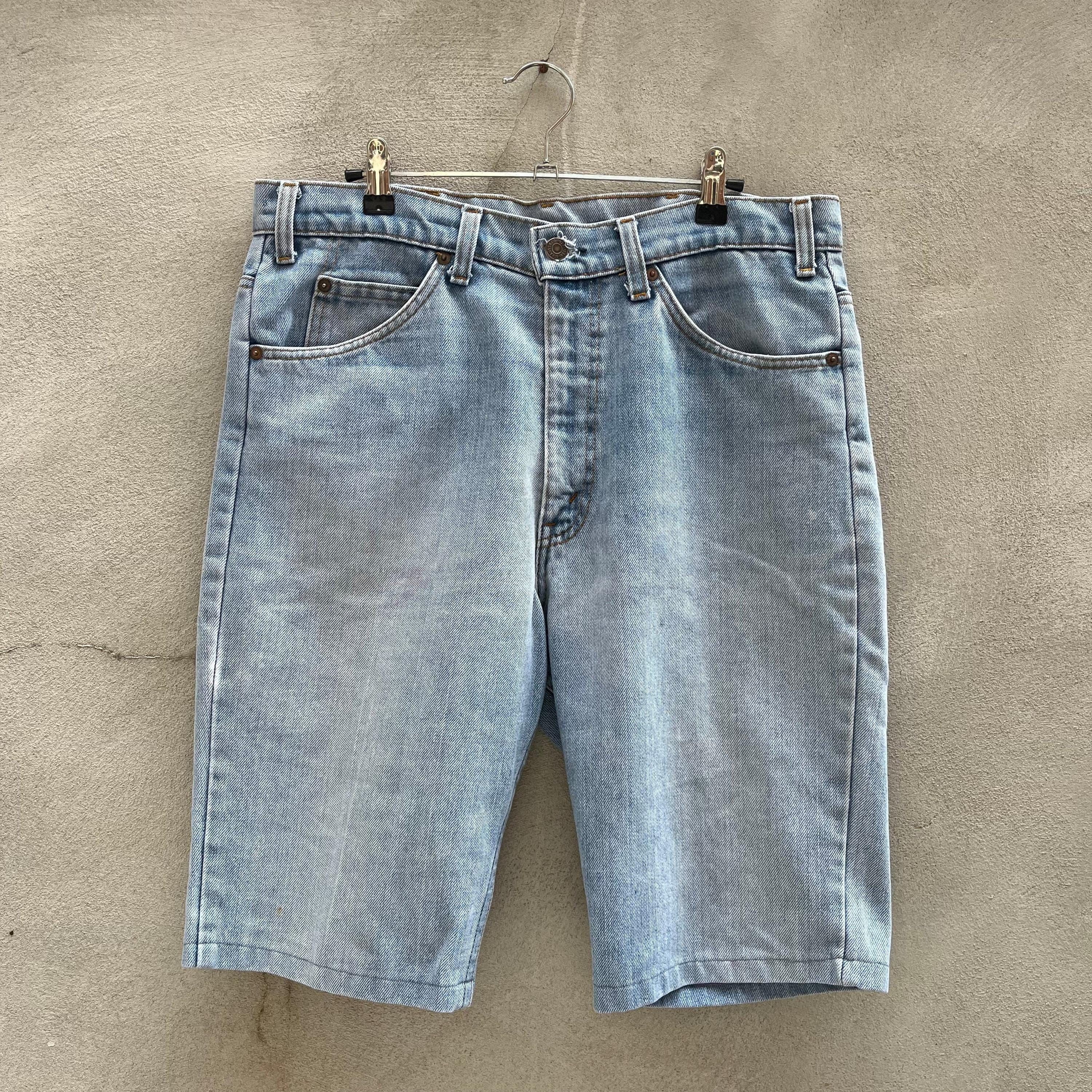 Levi's × Vintage 70's Vintage Levis Denim Shorts Size US 34 / EU 50 - 1 Thumbnail