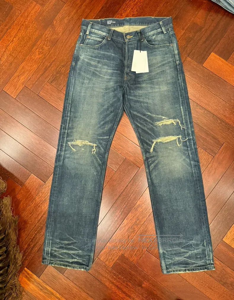 Celine CELINE Ripped Destroyed Hole Jeans Size US 32 / EU 48 - 1 Thumbnail