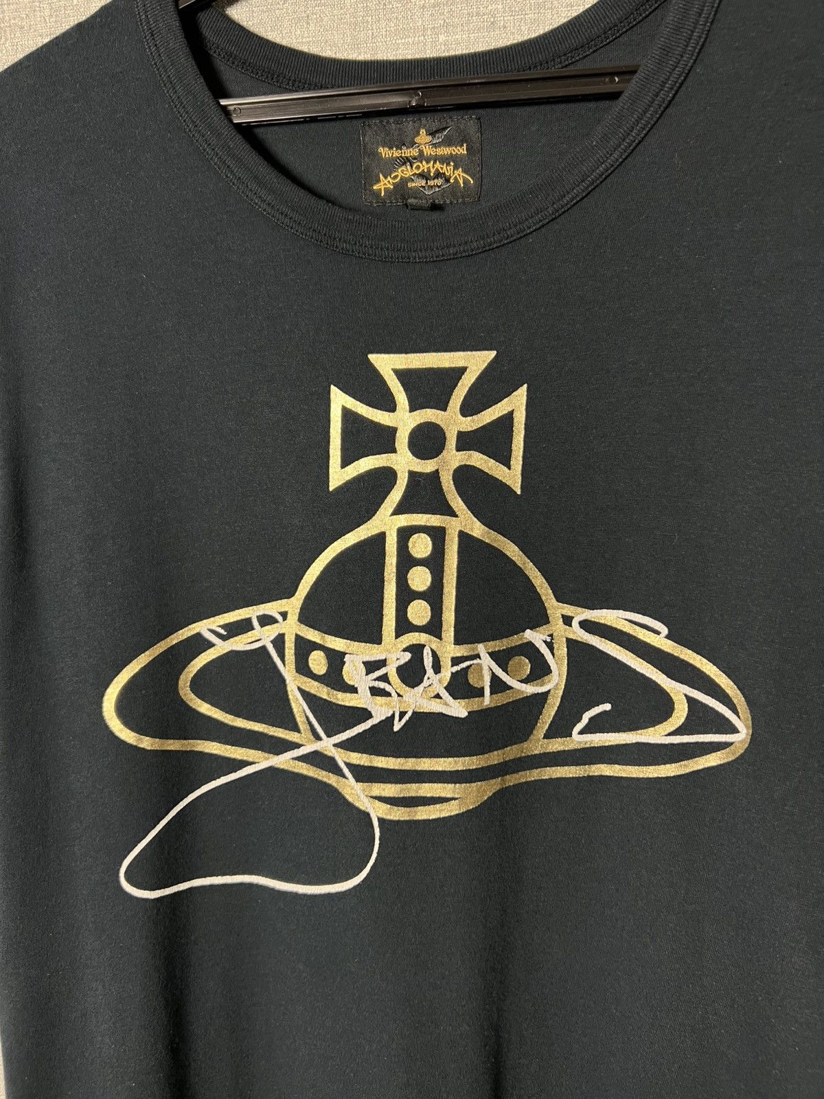 Vivienne Westwood Vivienne Westwood Anglomania Orb Print Big Logo Tee Size XL Size US XL / EU 56 / 4 - 6 Thumbnail