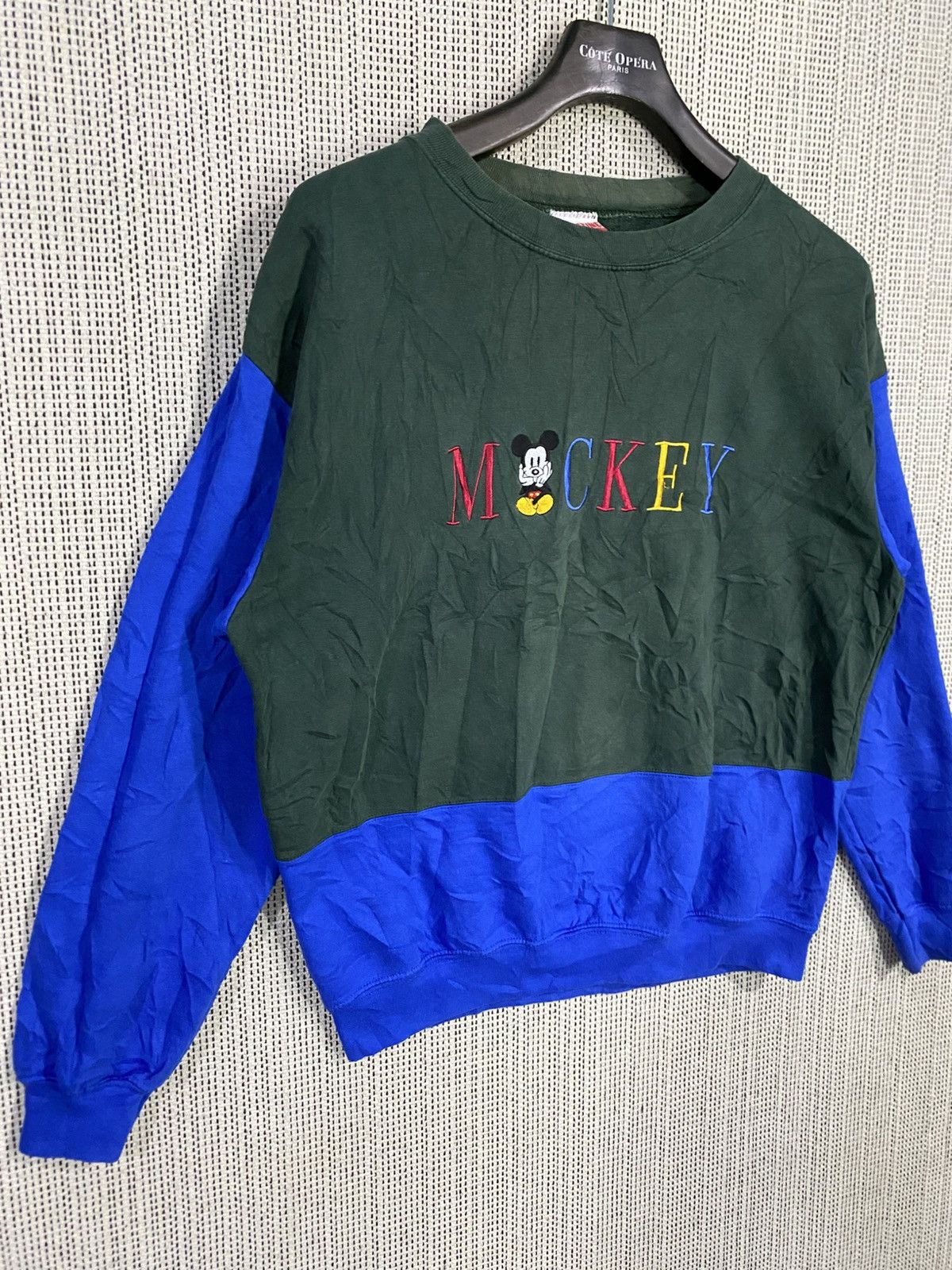 Mickey Inc Vintage 90s mickey inc sweatshirt spellout emboidery Size US L / EU 52-54 / 3 - 3 Thumbnail