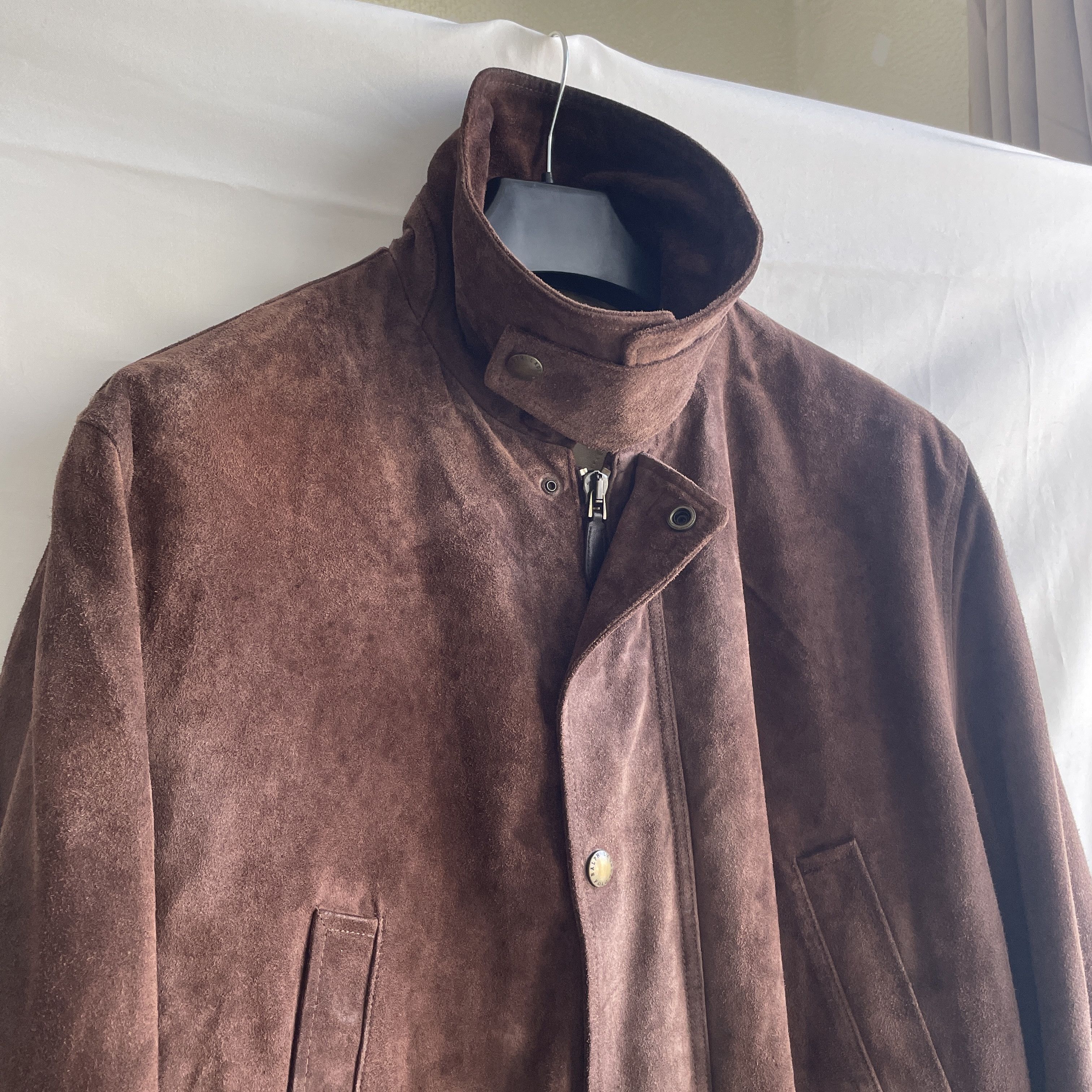Polo Ralph Lauren Polo Ralph Lauren Calf Suede Brown Tobacco Barn Coat Size L Size US L / EU 52-54 / 3 - 6 Thumbnail