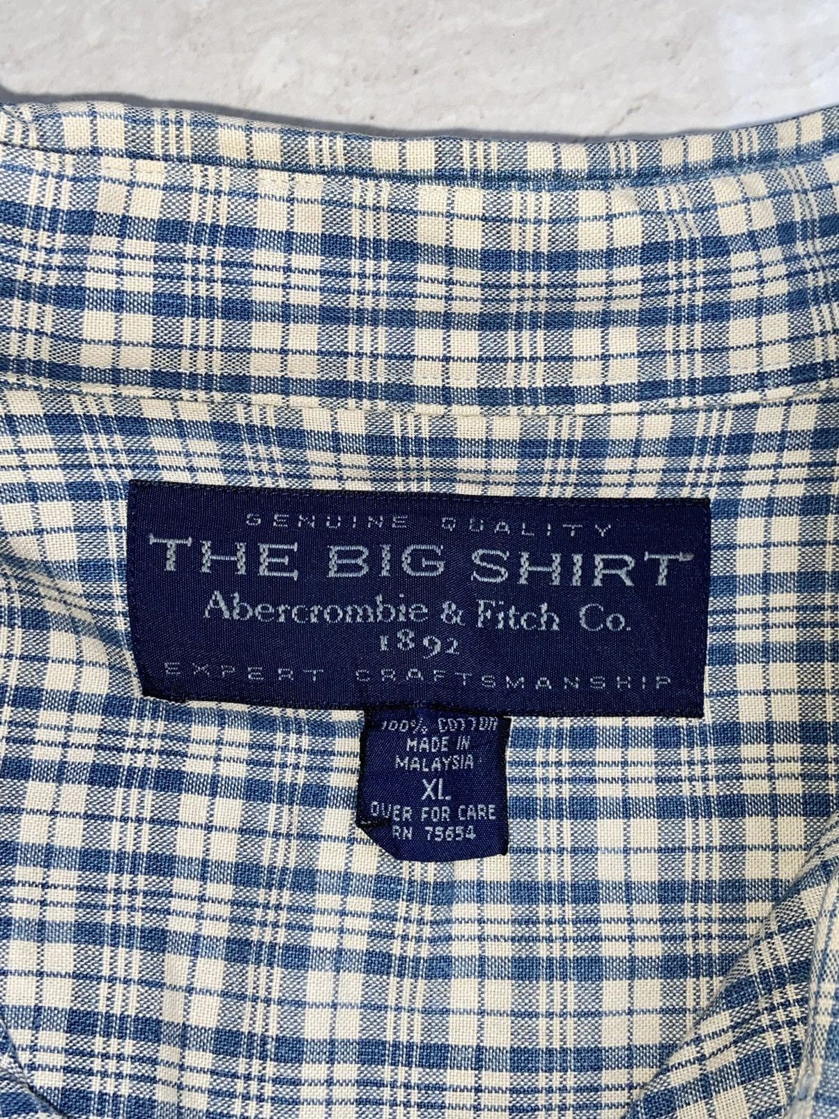 Abercrombie & Fitch ABERCROMBIE & FITCH CO Plaid Shirt Size US XXL / EU 58 / 5 - 7 Thumbnail