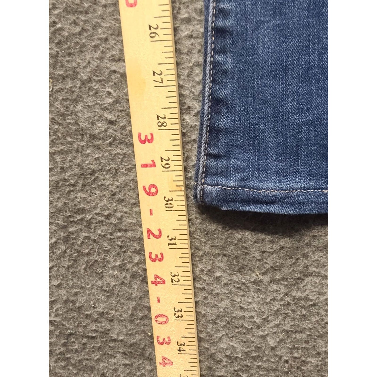Vintage Judy Blue Jeans Womens 30x30 Regular High Rise Flared Stretch Denim Size 30" / US 8 / IT 44 - 6 Thumbnail