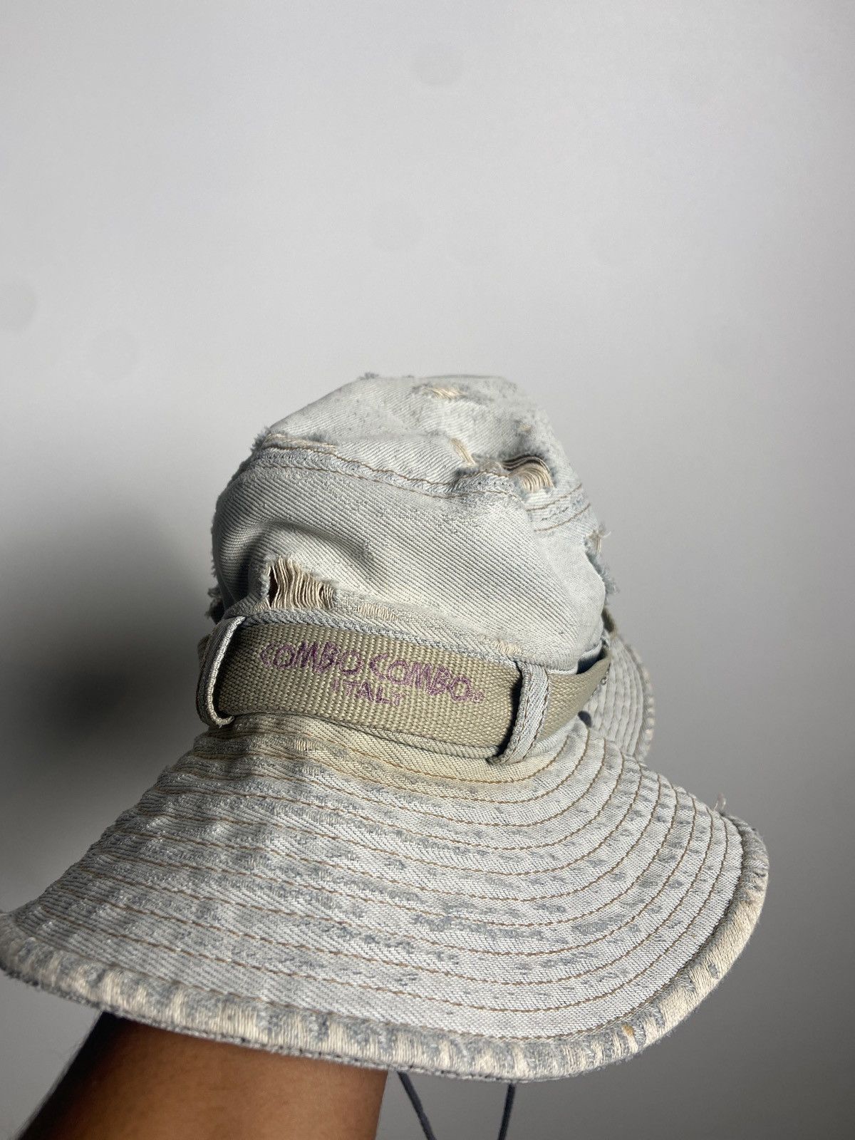 Japanese Brand × Vintage Vintage Japanese distressed denim Sun hat Size ONE SIZE - 5 Thumbnail