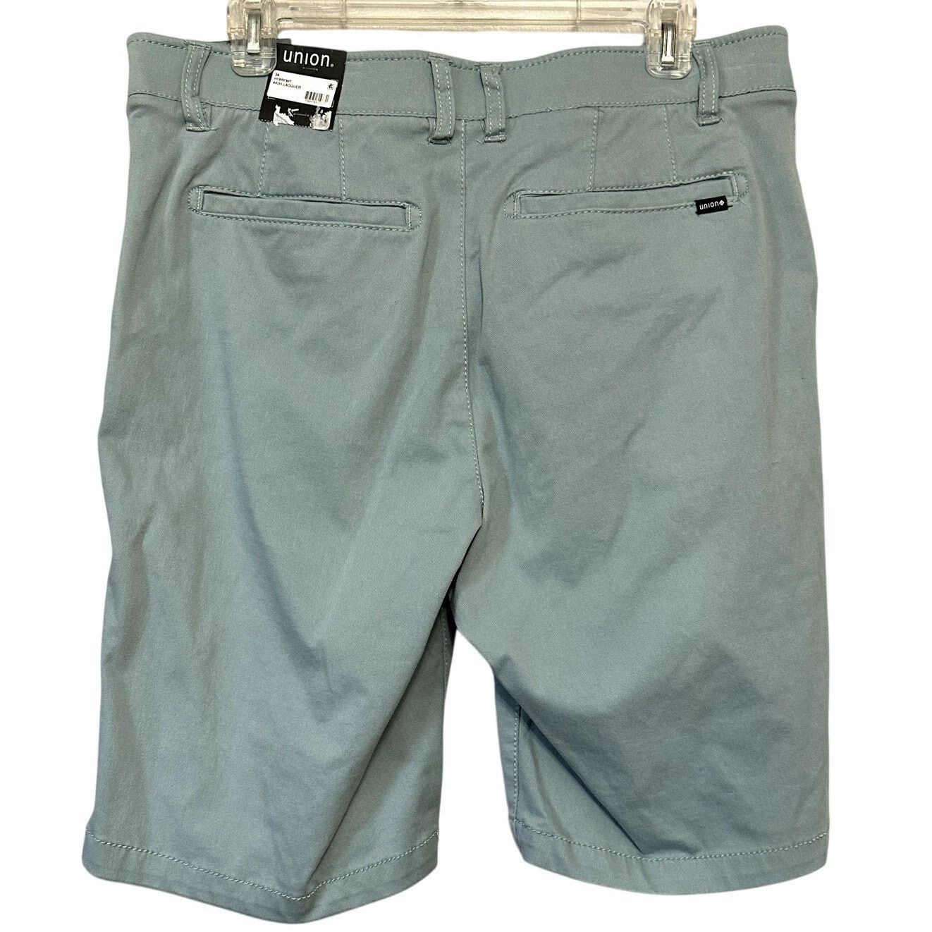 Other Union Mens Blue/Green Chino Twill Shorts Comfort Flex 30 NWT Size US 30 / EU 46 - 4 Thumbnail