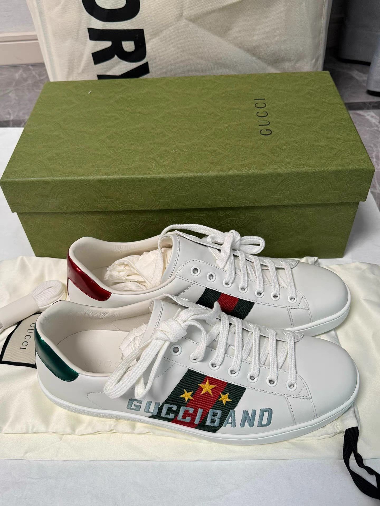 Gucci Gucci ACE Star Sneakers K6 Size US 9 / EU 42 - 7 Thumbnail