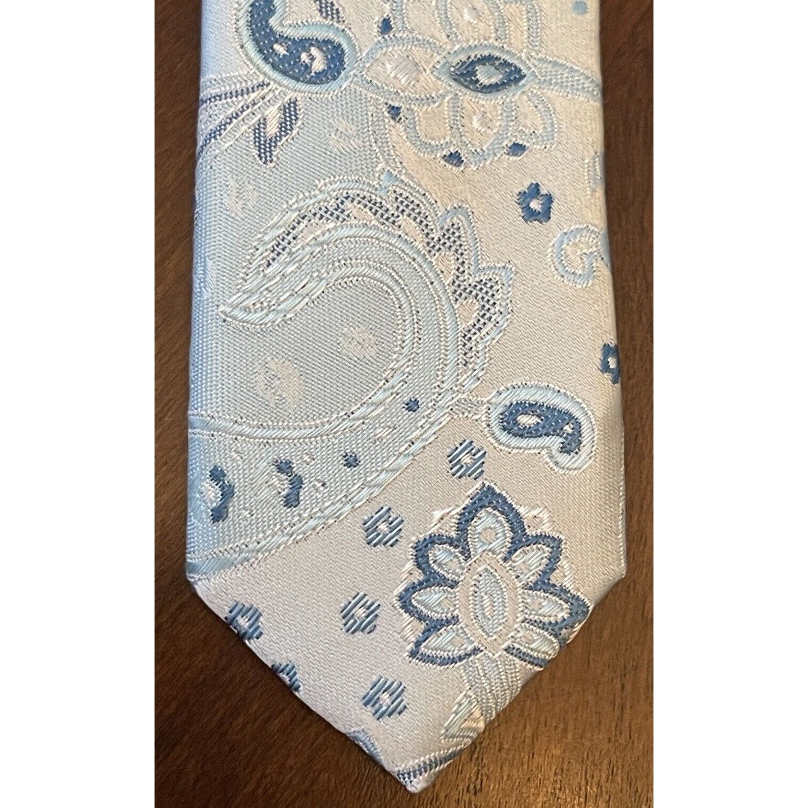 Croft & Barrow Croft & Barrow Blue Hand Made 100% Silk Made In China Size ONE SIZE - 6 Thumbnail