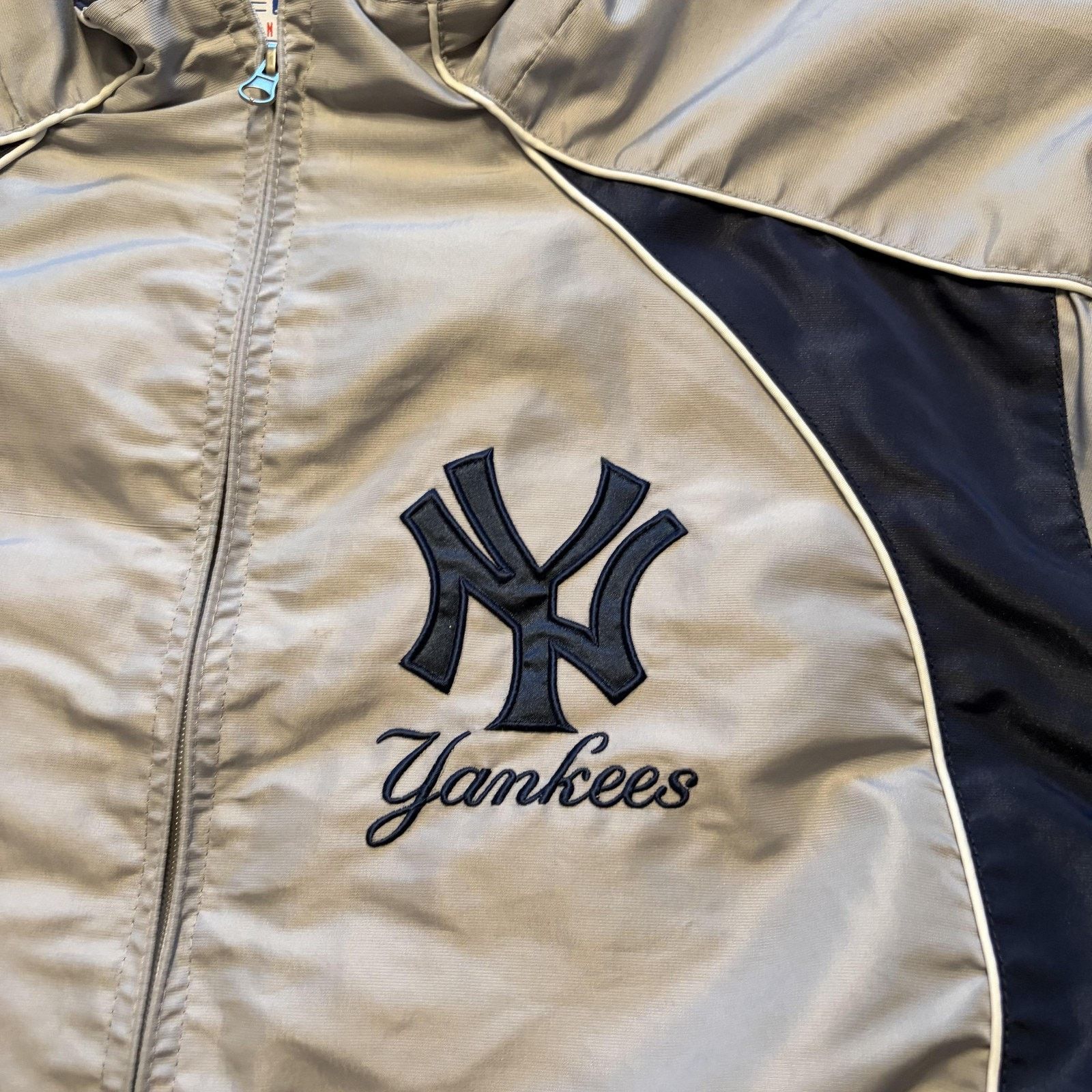 MLB New York Yankees Jacket Mens XL Gray Navy G-III Sports Size US XL / EU 56 / 4 - 7 Thumbnail