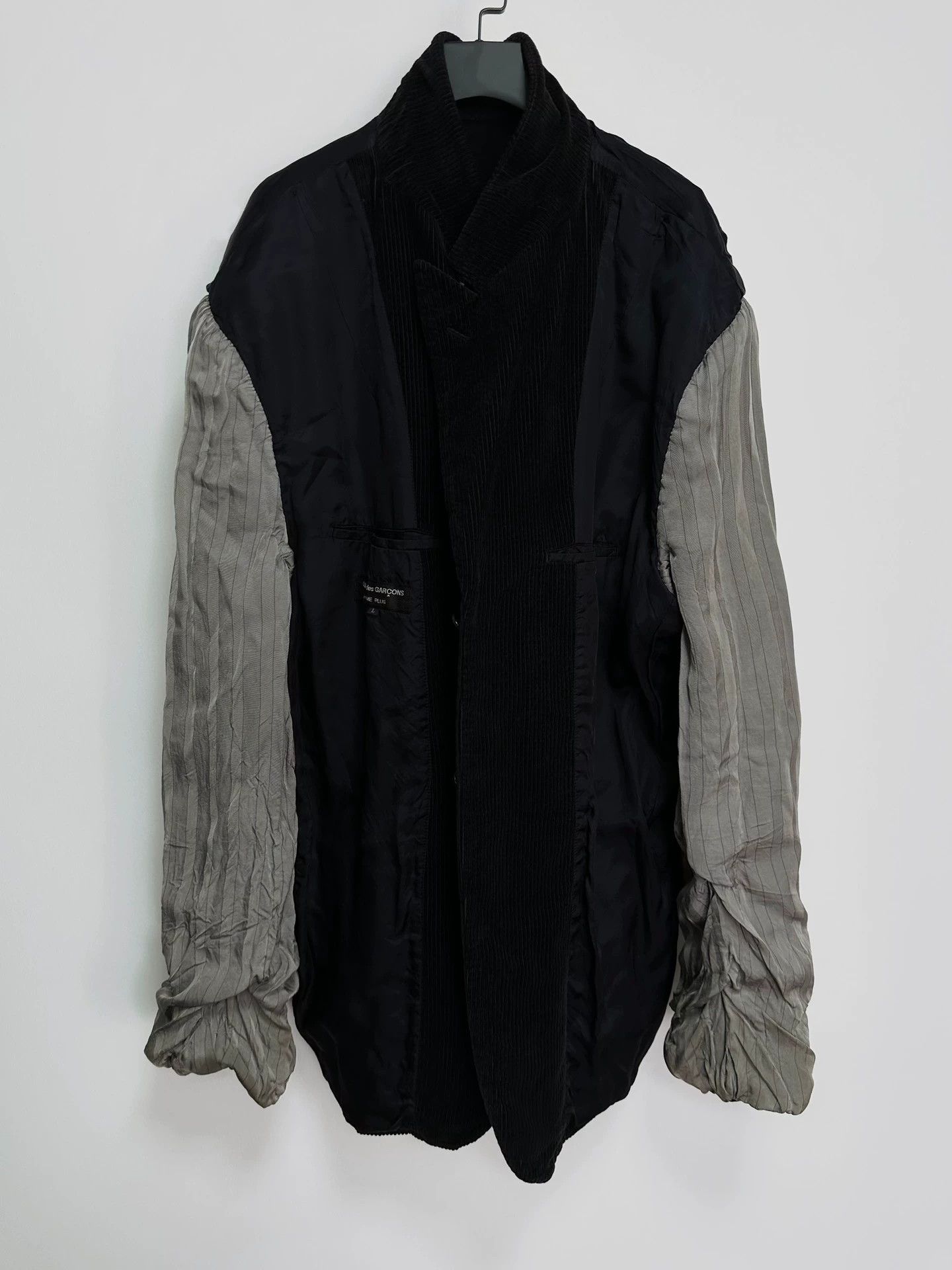 Comme des Garcons CDG 94AW Shrink Wool Paneled Jacket L Size US L / EU 52-54 / 3 - 2 Thumbnail