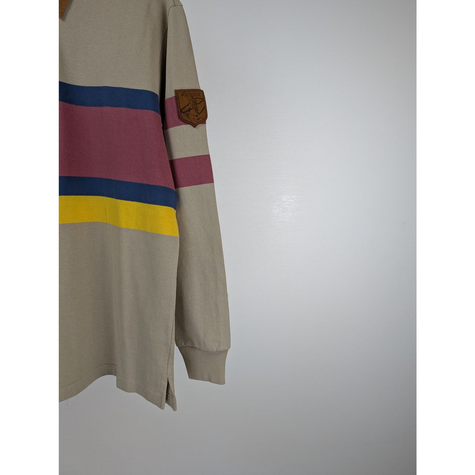 Aime Leon Dore × New Balance o1rshd1 NB Rainiery Rugby Polo Shirt in Brown Size US M / EU 48-50 / 2 - 4 Thumbnail
