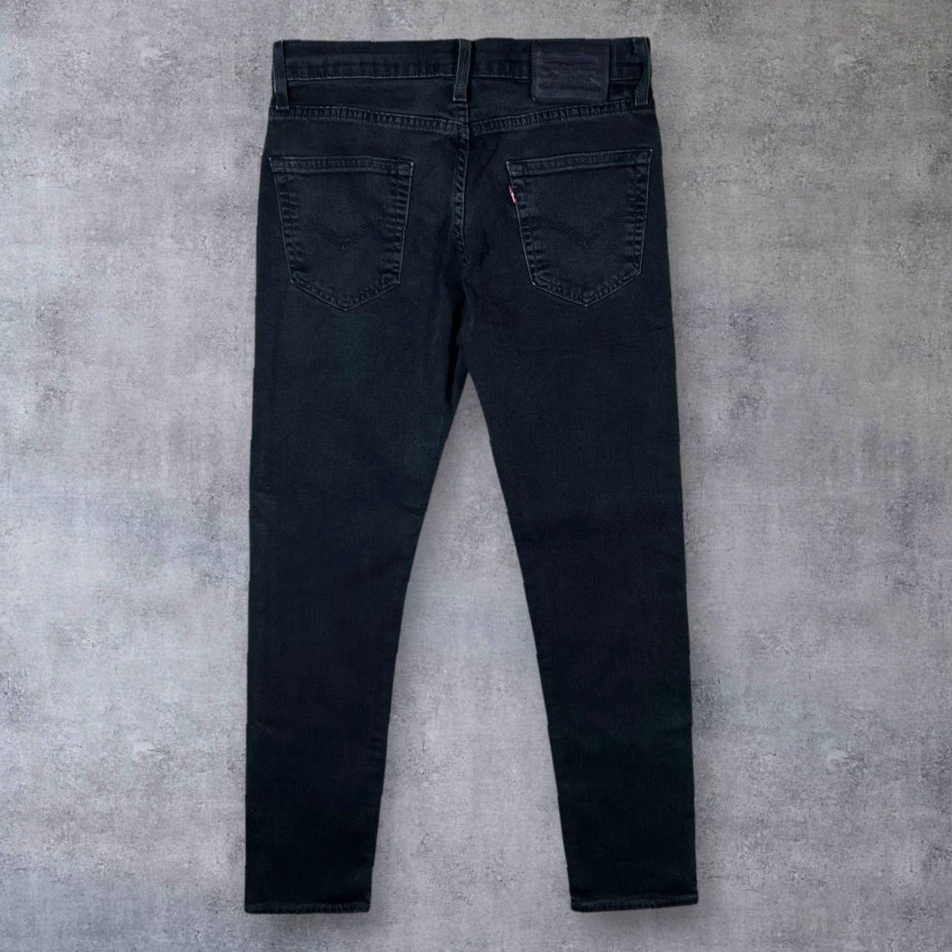 Levi's Levi's Lot 502 Premium Black Denim Slim Skinny Stretch Tapered Fit Jeans W29 L32 Size US 29 - 3 Thumbnail