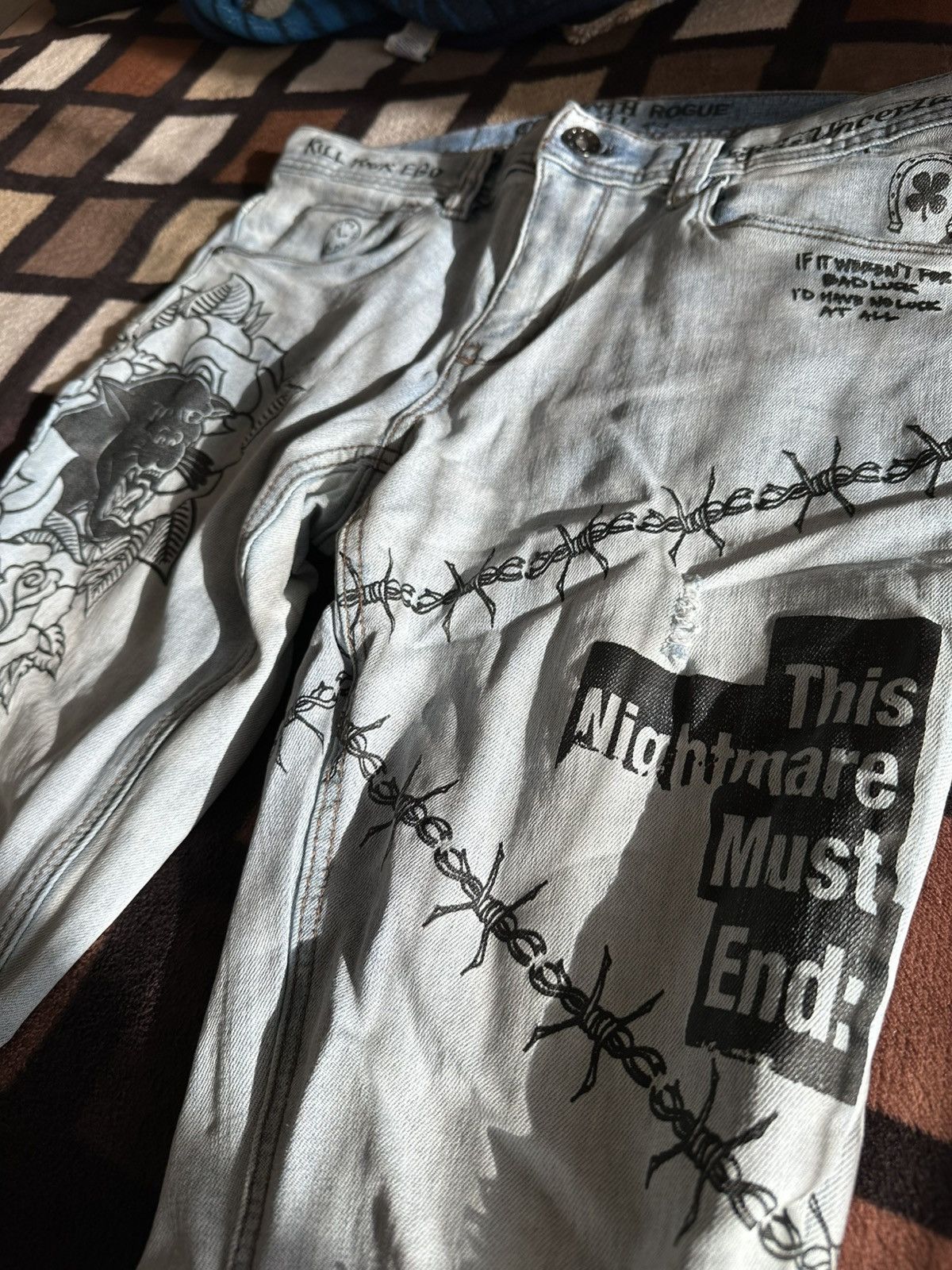 Ninth hall tattoo jeans
