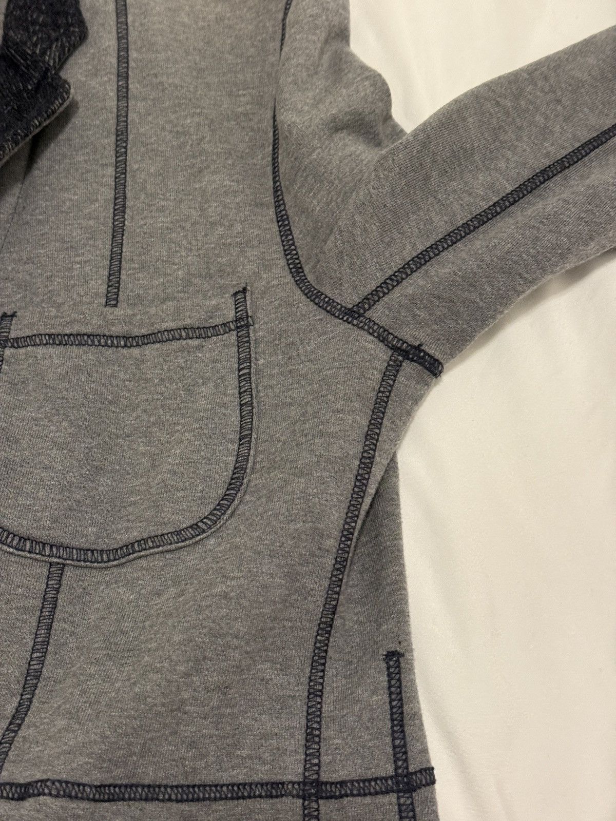 Comme des Garcons Homme Plus French Terry Exposed Stitch Jacket - Sz S Size US S / EU 44-46 / 1 - 11 Thumbnail
