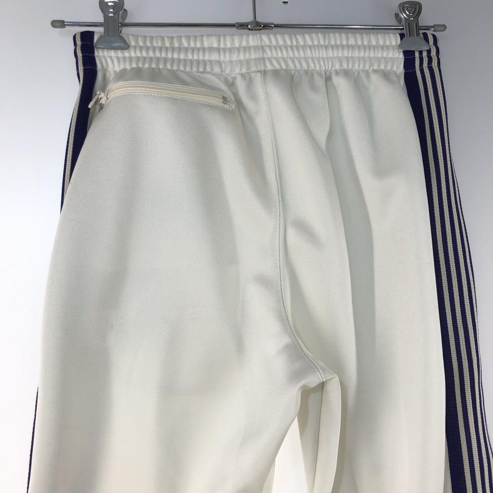 Sweatpants White Narrow Track Side Tape Polyester