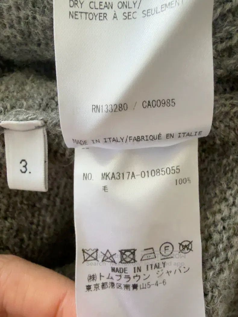 Thom Browne Thom Browne Wool Sweater Size US L / EU 52-54 / 3 - 5 Thumbnail