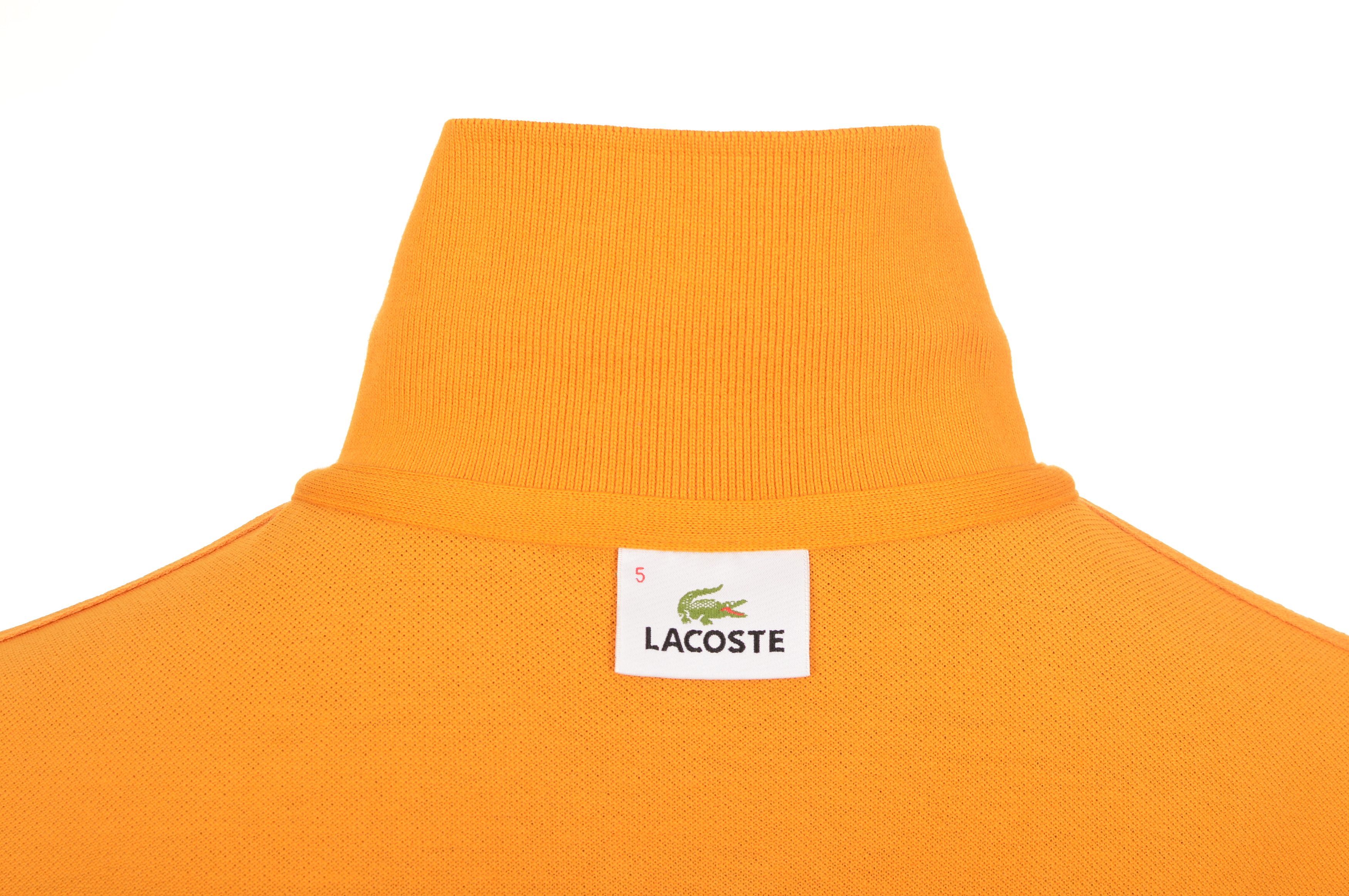 Lacoste Lacoste F8455 Vintage Short Sleeve Orange Polo Shirt Size US L / EU 52-54 / 3 - 4 Thumbnail