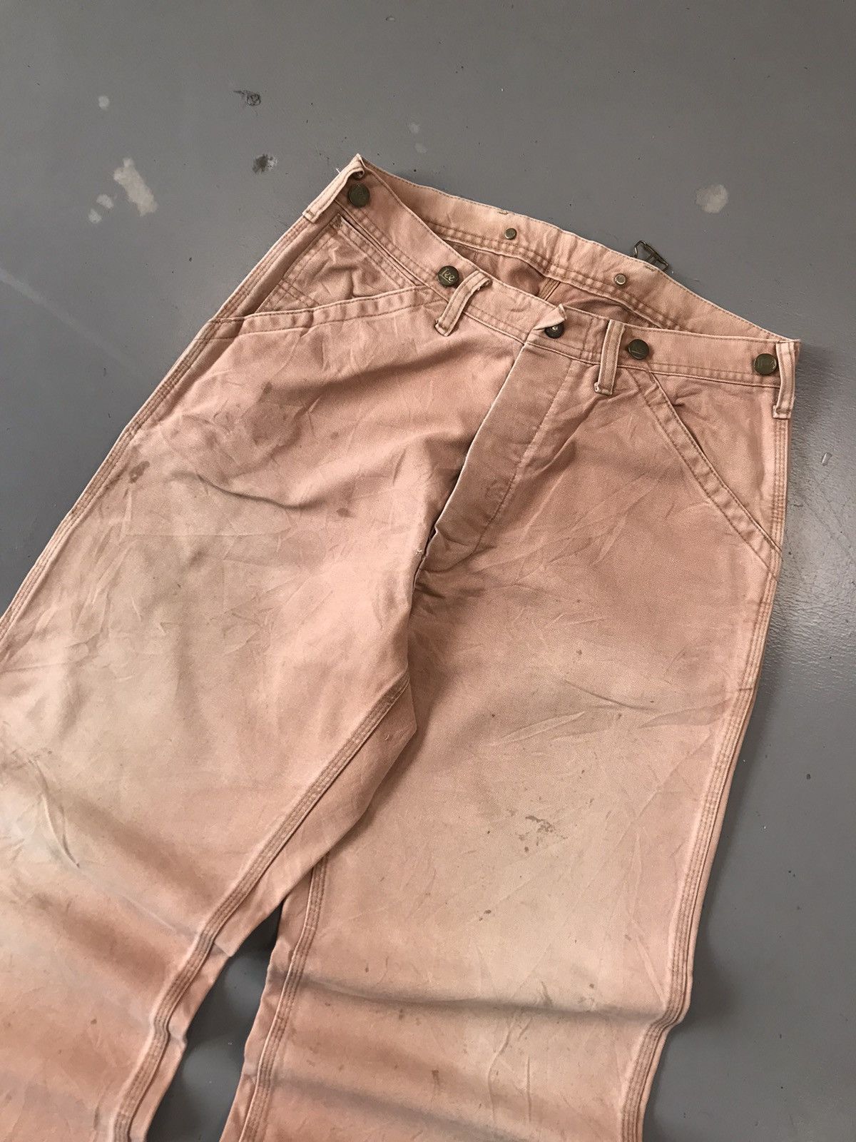 Lee × Vintage Sun fade Vintage Lee carpenter denim Size US 31 - 3 Thumbnail