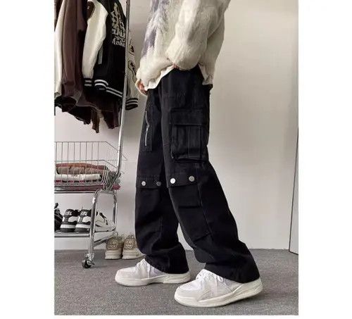 Japanese Brand Hayama x Etou Black High Street Vintage Loose Jeans Size US 29 - 8 Thumbnail