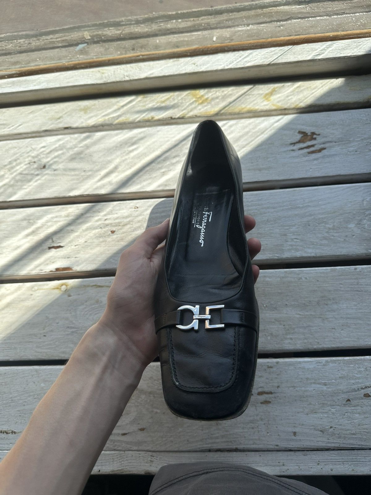 Salvatore Ferragamo RARE❗️Salvatore Ferragamo Women Shoes flats heels Size US 10 / IT 40 - 3 Thumbnail