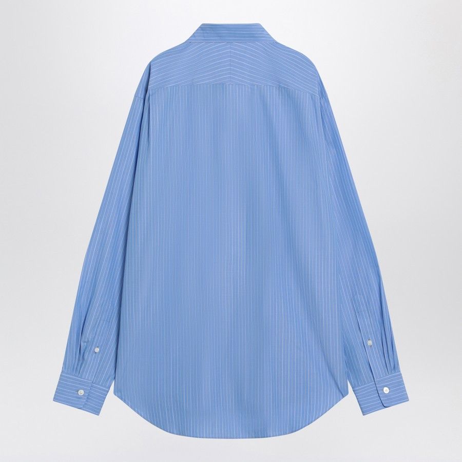 Auralee o1d2blof0725 Striped Cotton Shirt in Blue Size US XL / EU 56 / 4 - 2 Thumbnail