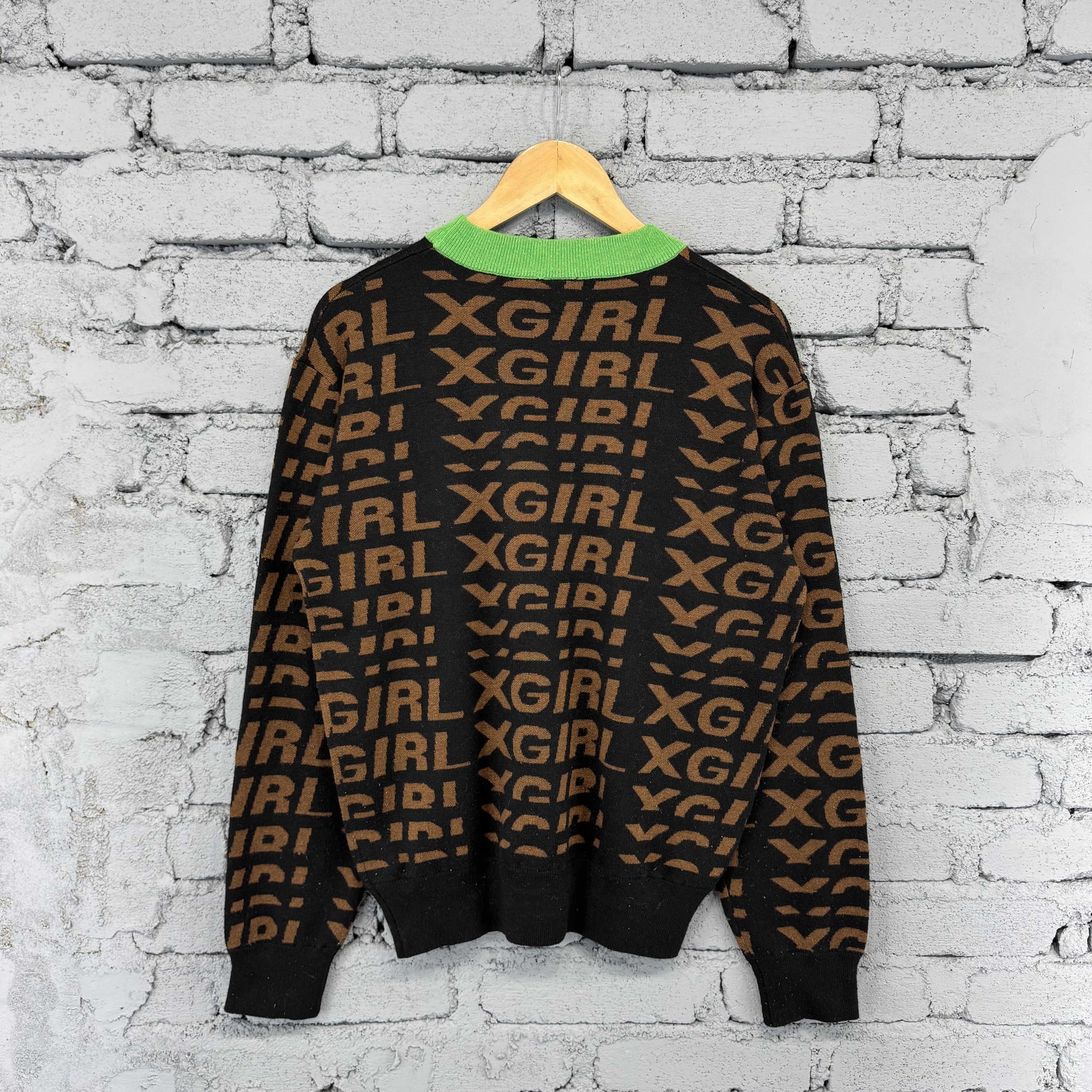 Japanese Brand Vintage Monogram XGIRL Knit Sweater Streetwear Size US S / EU 44-46 / 1 - 2 Thumbnail