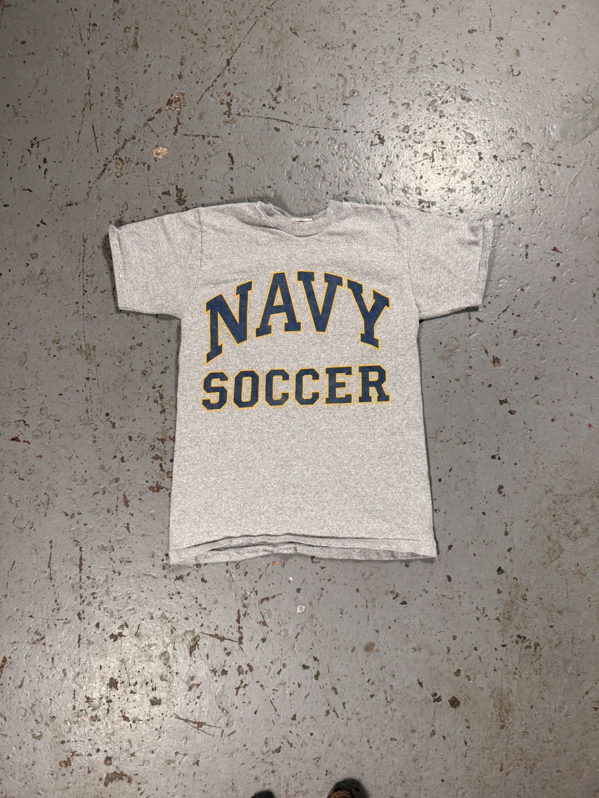 B.U.M Equipment × NAVYBOOT × Vintage Vintage American Navy Soccer Team Tee // Baby Tee Size US S / EU 44-46 / 1 - 1 Thumbnail