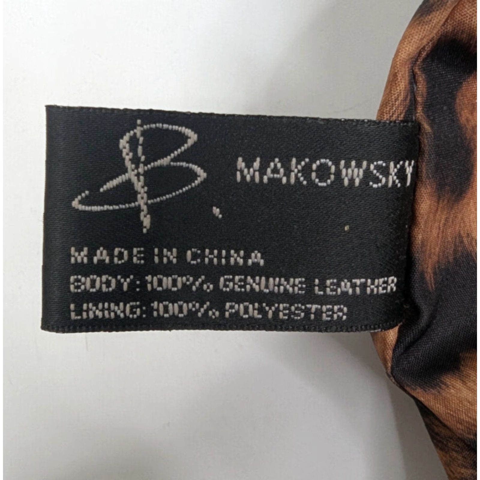 Vintage B Makowski Handbag Shoulder Bag Pebbled Brown Leather Hobo Slouch Bag Medium Women Size ONE SIZE - 6 Thumbnail