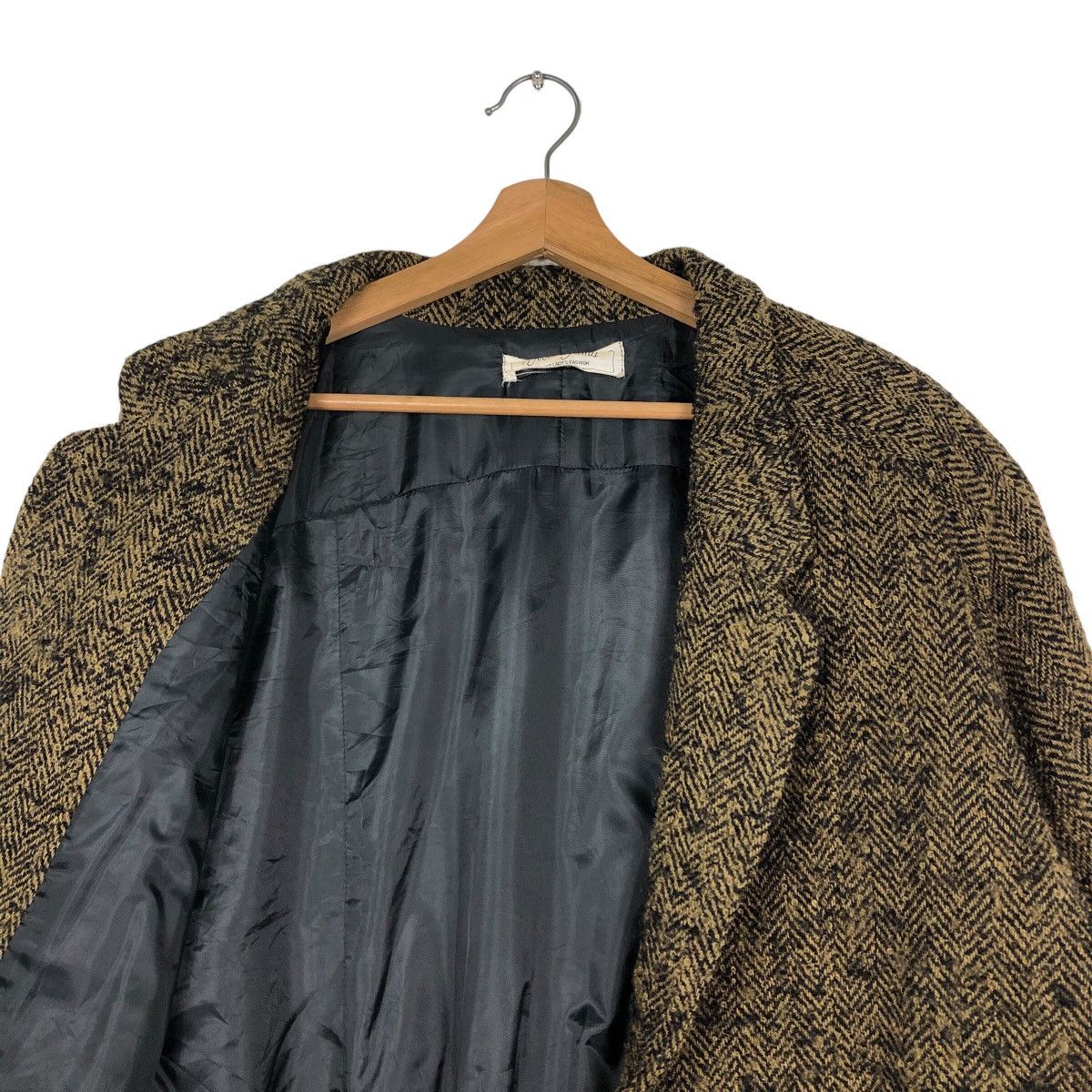 Japanese Brand 📌Vintage Wool Herringbone Bomber Jacket Murayama Kapital Size US M / EU 48-50 / 2 - 13 Thumbnail