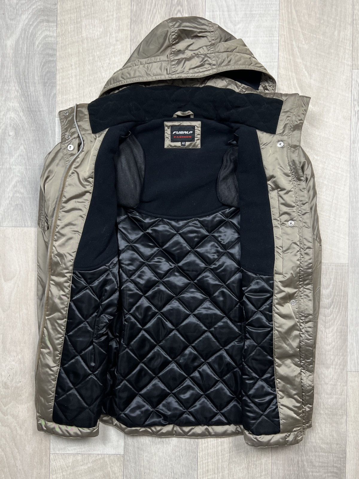 Fusalp Fusalp Nylon Shimmer Ski Jacket (Y0187) Size M / US 6-8 / IT 42-44 - 6 Thumbnail