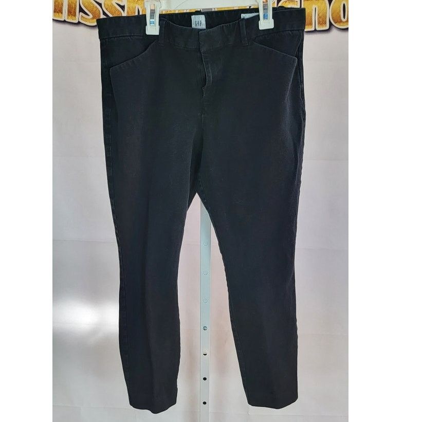 Gap Gap Signature Skinny Black Ankle Khaki Pants Size 12 Size 34" / US 12 / IT 48 - 1 Thumbnail