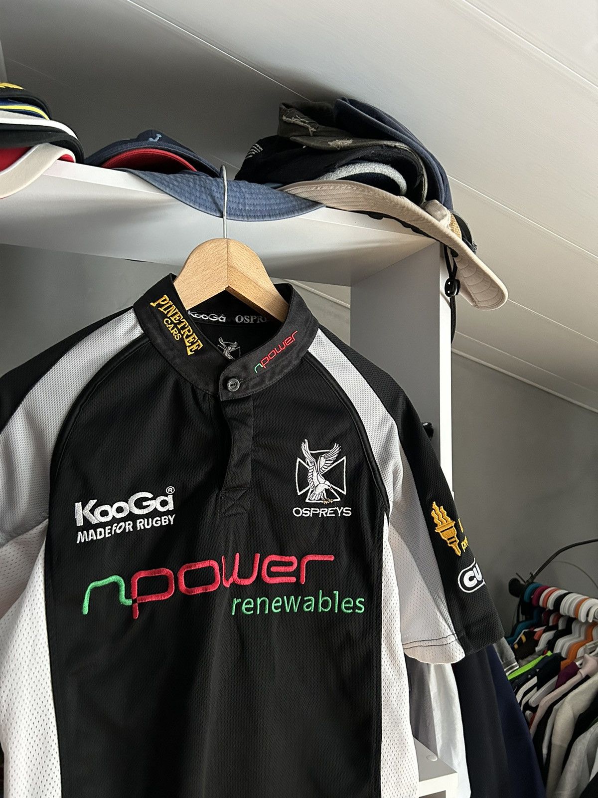 Osprey × Vintage KooGa Ospreys Rugby Jersey shirt Size US S / EU 44-46 / 1 - 2 Thumbnail