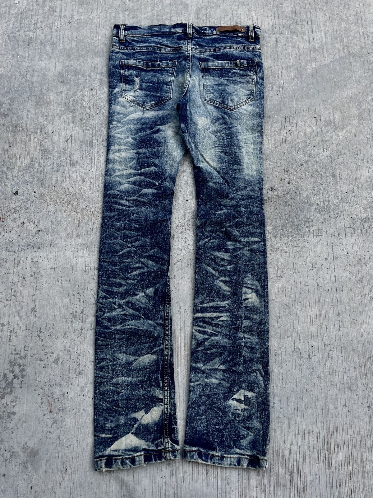 Japanese Brand 2000s japanese evolution distressed crazy wash Size US 30 / EU 46 - 7 Thumbnail