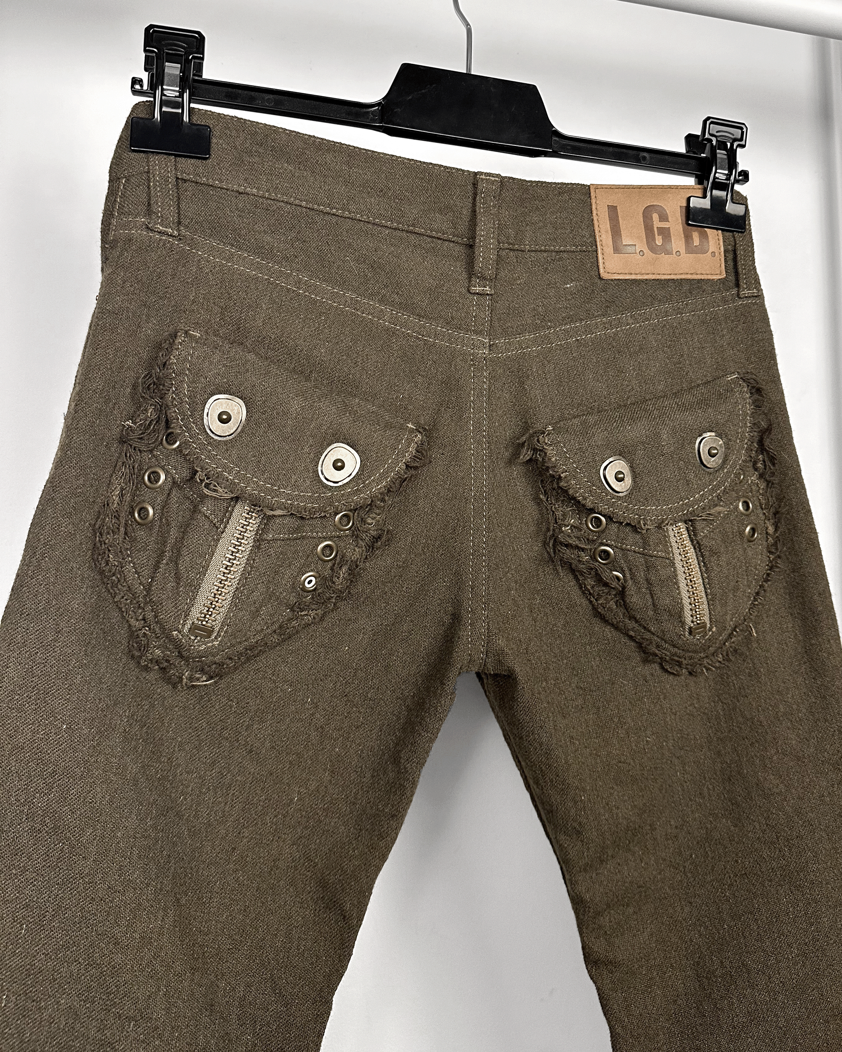 Le Grande Bleu (L.G.B.) L.G.B Le Grand Bleu Wool Gas Mask Pocket Capri Pants Size US 28 / EU 44 - 6 Thumbnail
