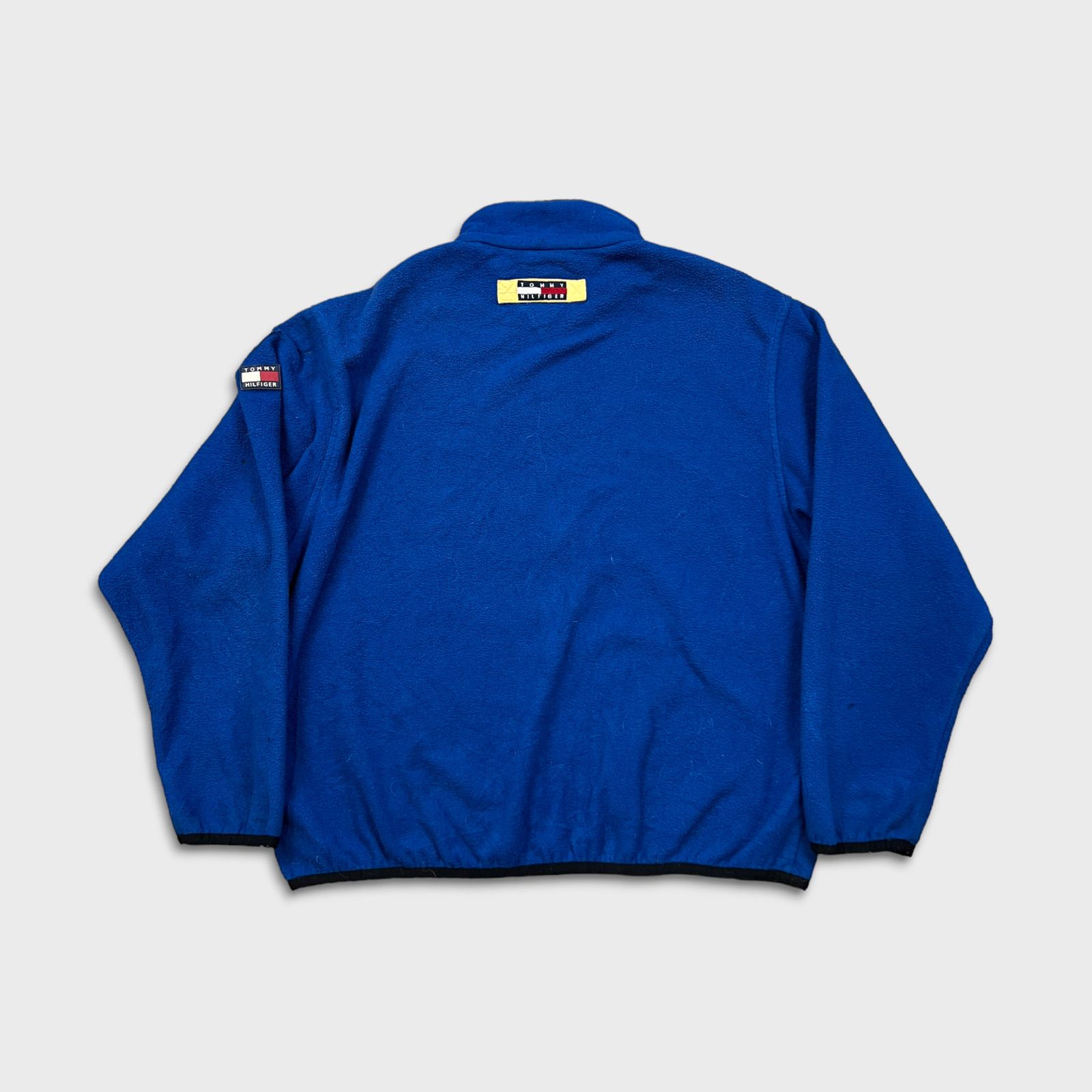 Tommy Hilfiger × Vintage Vintage 90s Tommy Hilfiger Fleece Large Full Zip Tommy Flag Size US L / EU 52-54 / 3 - 7 Thumbnail