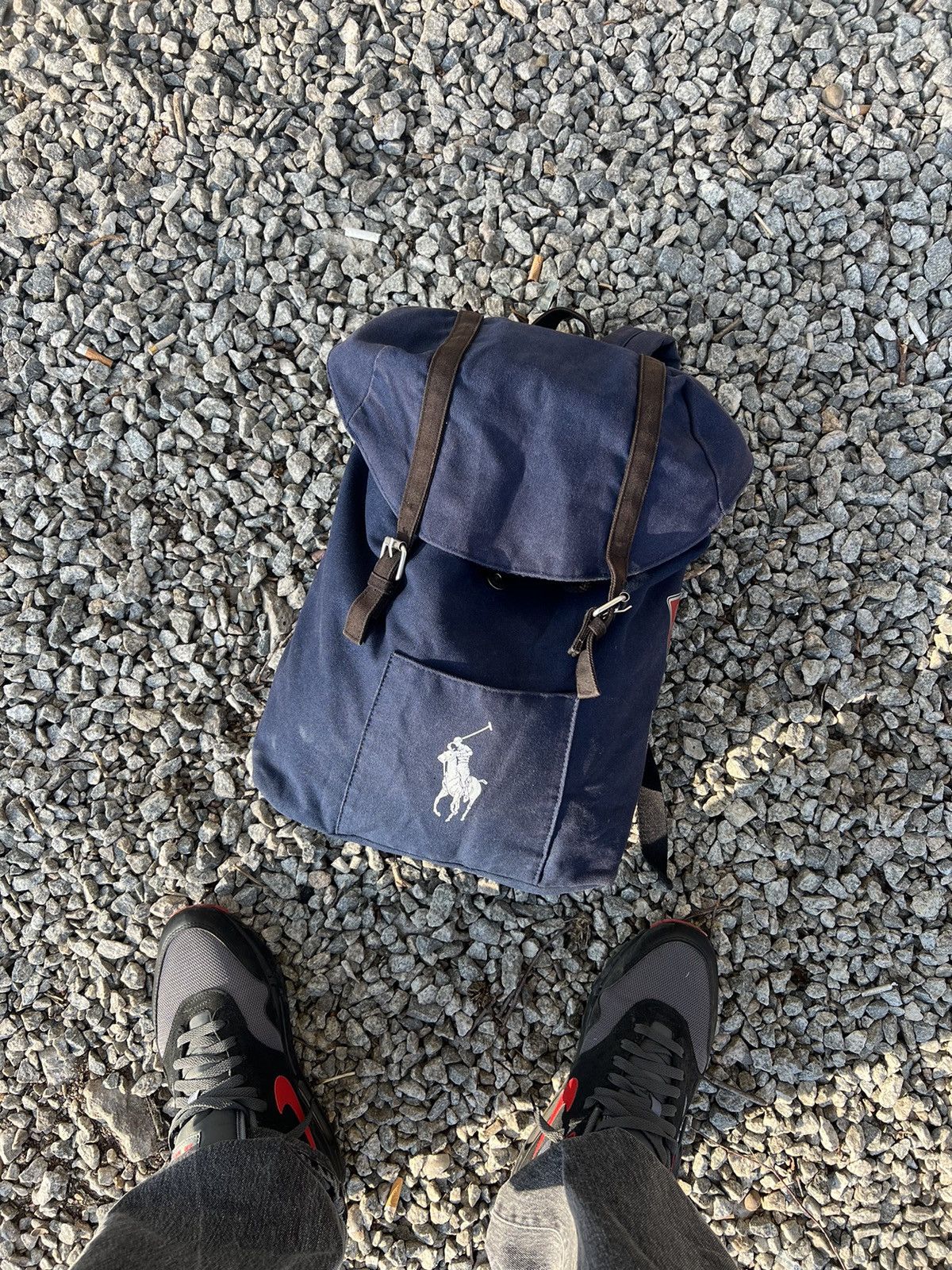 Polo Ralph Lauren × Vintage VERY RARE POLO RALPH LAUREN DESIGNER BAG PACK RETRO Y2K 90s Size ONE SIZE - 1 Thumbnail