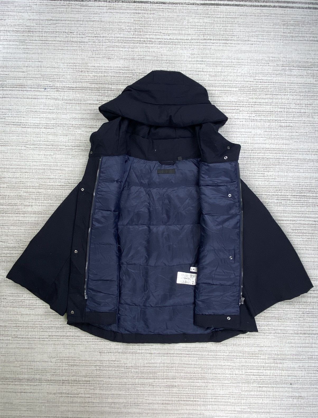 Japanese Brand × Uniqlo × Vintage Vintage Uniqlo Hybrid Cropped Hoodie Down JJacket Size US M / EU 48-50 / 2 - 6 Thumbnail